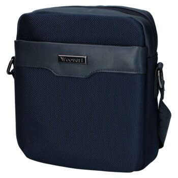 Pánska crossbody taška modrá - Coveri Nadim