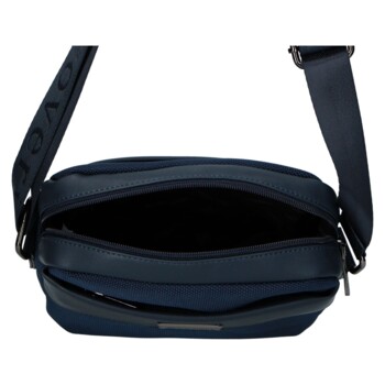 Pánska crossbody taška modrá - Coveri Nadim