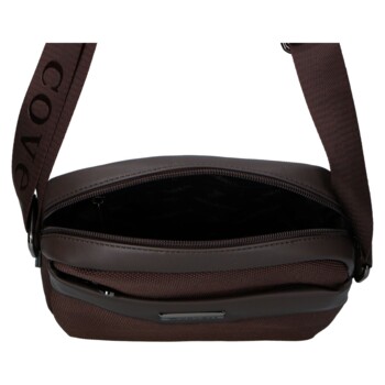 Pánska crossbody taška coffee - Coveri Nadim