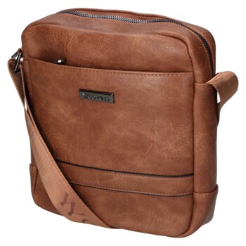 Pánska crossbody taška hnedá - Coveri Radim