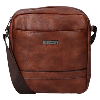 Pánska crossbody taška coffee - Coveri Radim