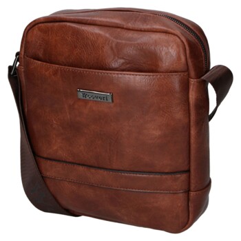 Pánska crossbody taška coffee - Coveri Radim