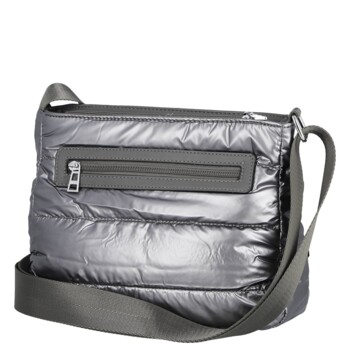 Dámska crossbody kabelka strieborná - Firenze Kornelie