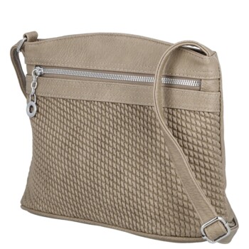 Dámska crossbody kabelka béžová - Firenze Kora