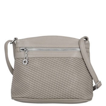 Dámska crossbody kabelka šedá - Firenze Kora