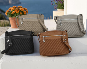 Dámska crossbody kabelka šedá - Firenze Kora