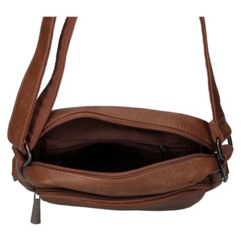 Pánska crossbody taška hnedá - Coveri Manuil