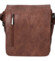 Pánska crossbody taška tmavo hnedá - Coveri Manuil