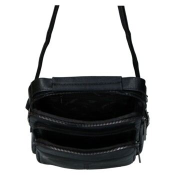 Pánska crossbody taška čierna - Coveri Kyril