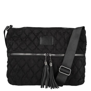 Dámska crossbody kabelka čierna - Firenze Nellisa