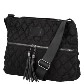 Dámska crossbody kabelka čierna - Firenze Nellisa