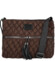 Dámska crossbody kabelka coffee - Firenze Nellisa
