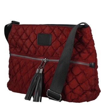 Dámska crossbody kabelka vínová - Firenze Nellisa