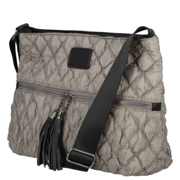 Dámska crossbody kabelka šedá - Firenze Nellisa