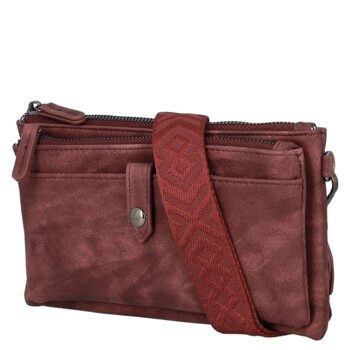 Dámska crossbody kabelka vínová - MaxFly Essia