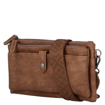 Dámska crossbody kabelka hnedá - MaxFly Essia