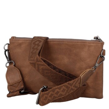 Dámska crossbody kabelka hnedá - MaxFly Essia