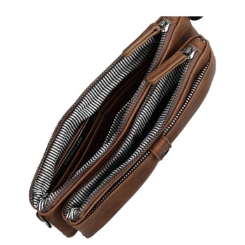 Dámska crossbody kabelka hnedá - MaxFly Essia