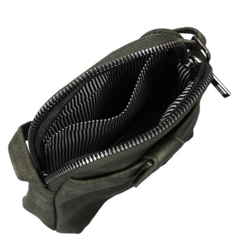 Dámska crossbody kabelka tmavo zelená - MaxFly Jamie