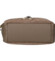 Dámska kožená crossbody kabelka taupe - Delami Vera Pelle Editka