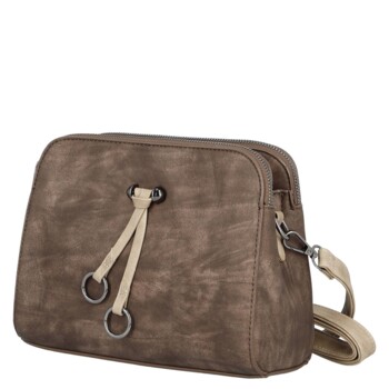 Dámska crossbody kabelka coffee - MaxFly Nenet