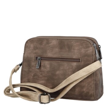 Dámska crossbody kabelka coffee - MaxFly Nenet
