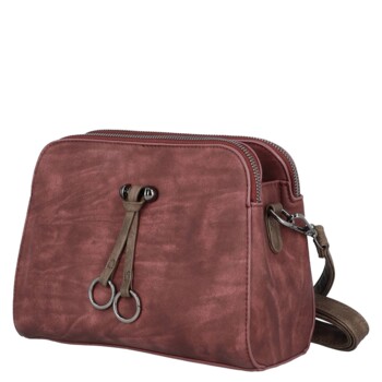Dámska crossbody kabelka vínová - MaxFly Nenet