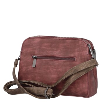 Dámska crossbody kabelka vínová - MaxFly Nenet