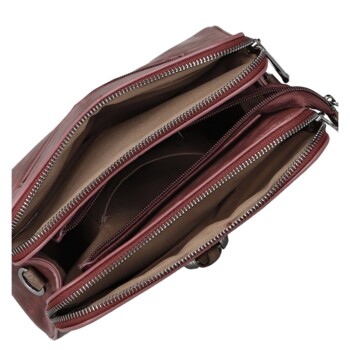 Dámska crossbody kabelka vínová - MaxFly Nenet
