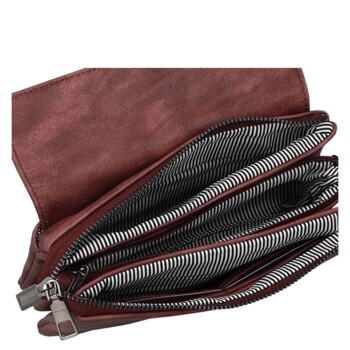 Dámska crossbody kabelka vínová - MaxFly Oktavie