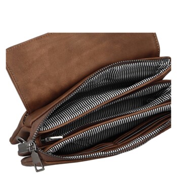 Dámska crossbody kabelka hnedá - MaxFly Oktavie