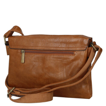 Dámska crossbody kabelka hnedá - Paolo bags Vaiana