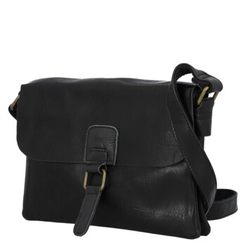 Dámska crossbody kabelka čierna - Paolo bags Vaiana