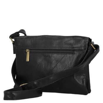 Dámska crossbody kabelka čierna - Paolo bags Vaiana