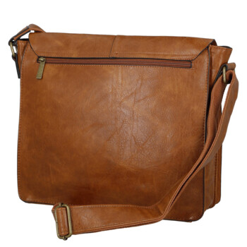 Dámska crossbody kabelka camel - Paolo Bags Lois