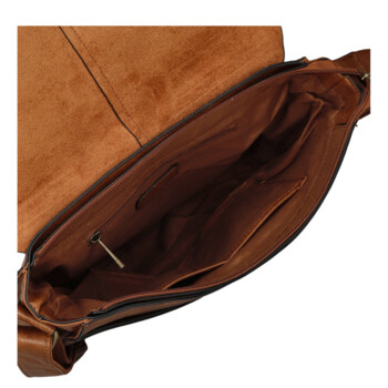 Dámska crossbody kabelka camel - Paolo Bags Lois