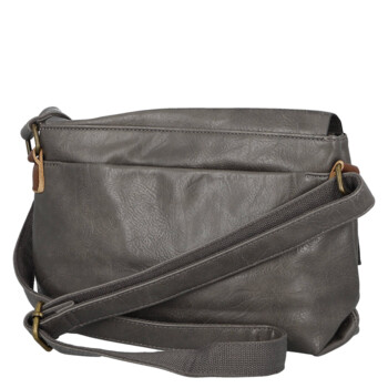 Dámska crossbody kabelka šedá - Paolo bags Ofélie