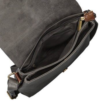 Dámska crossbody kabelka šedá - Paolo bags Ofélie
