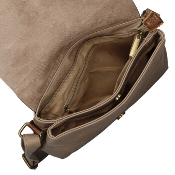 Dámska crossbody kabelka béžová - Paolo bags Ofélie