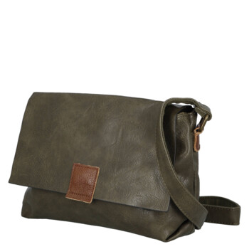 Dámska crossbody kabelka khaki - Paolo bags Ofélie