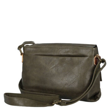 Dámska crossbody kabelka khaki - Paolo bags Ofélie