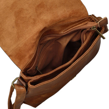 Dámska crossbody kabelka hnedá - Paolo bags Ofélie