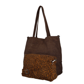 Dámsky set kabeliek coffee - Paolo bags Salomea