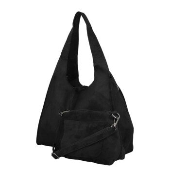 Dámsky set kabeliek čierny - Paolo bags Rissta