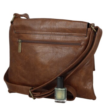 Dámska crossbody kabelka coffee - Paolo bags Valerija