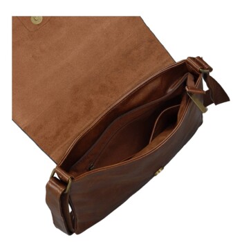 Dámska crossbody kabelka coffee - Paolo bags Valerija