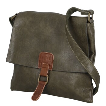 Dámska crossbody kabelka khaki - Paolo bags Valerija