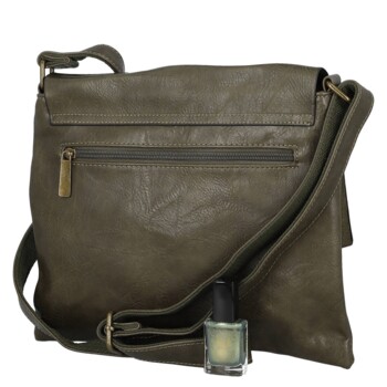 Dámska crossbody kabelka khaki - Paolo bags Valerija