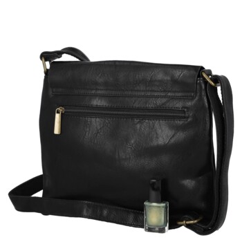 Dámska crossbody kabelka čierna - Paolo bags Valerija