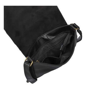 Dámska crossbody kabelka čierna - Paolo bags Valerija